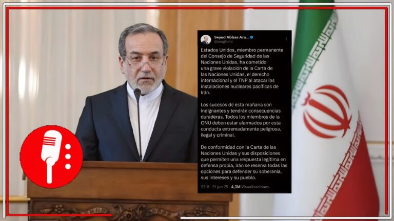 Irán responde con firmeza tras ataque de EE.UU. a sus instalaciones nucleares