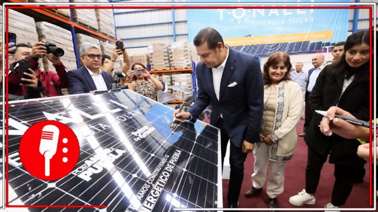 Puebla inaugura fábrica de paneles solares “Tonalli”