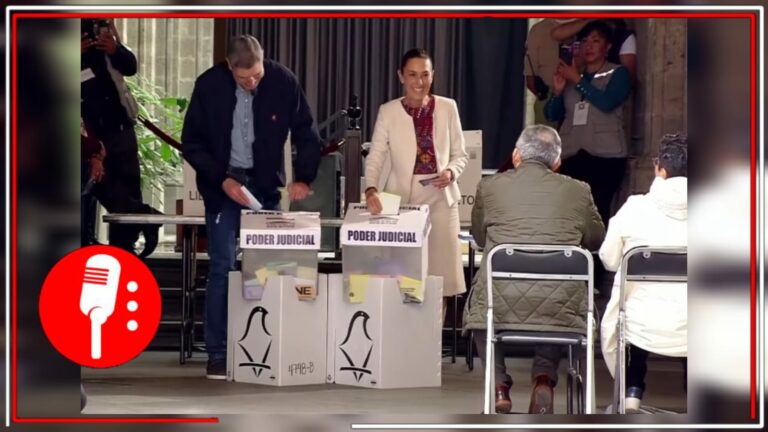 La Presidenta Claudia Sheinbaum representando la democracia