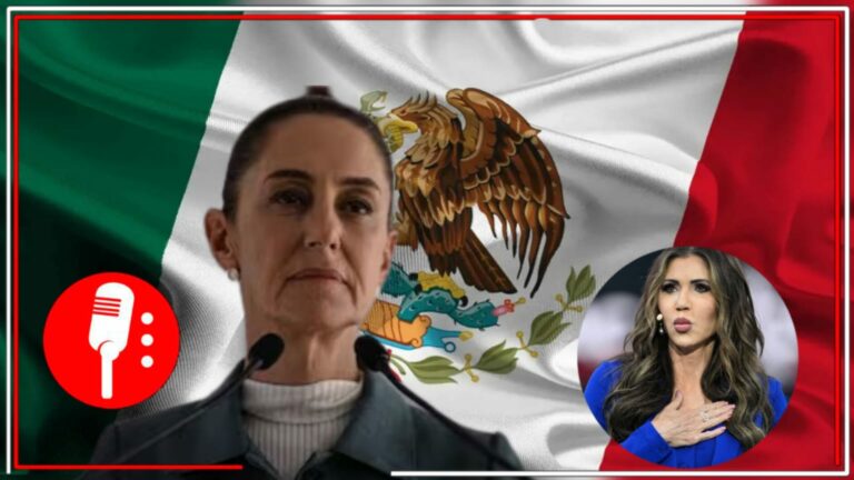 La Presidenta Sheinbaum responde a Noem con firmeza: &#8220;es absolutamente falso&#8221;