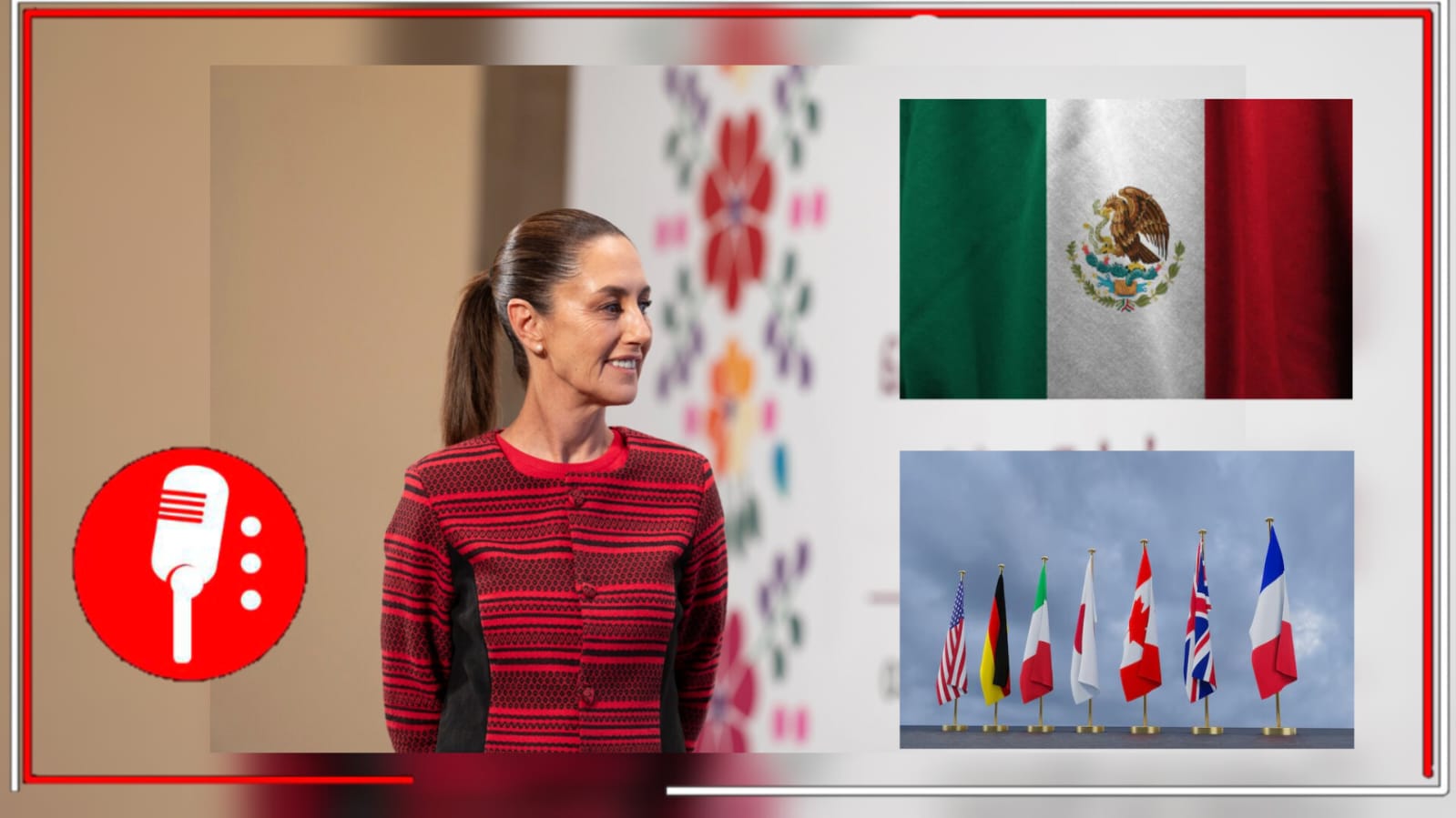 Presidenta Sheinbaum en el G7: lista para dialogar con el mundo