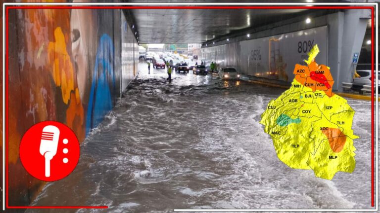 CDMX encharcada: qué alcaldías batallan y cómo cuidarnos