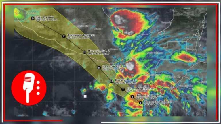 &#8220;Erick&#8221; llegará a México como huracán categoría 2