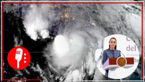 La Presidenta Sheinbaum anuncia afectaciones por huracán Erick