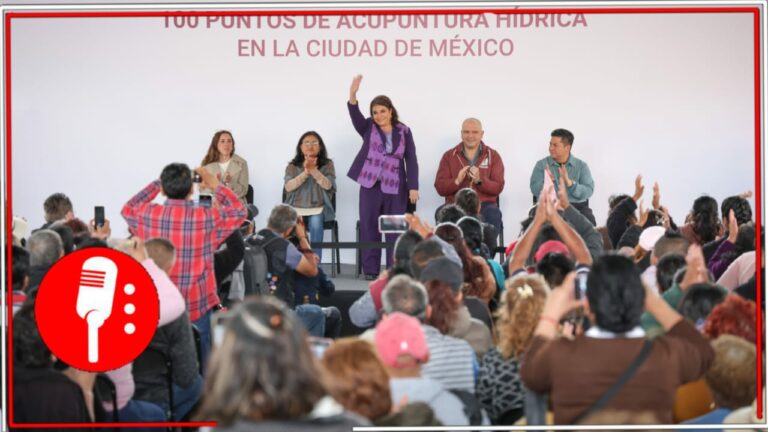Gobierno de la Ciudad de México presenta programa de 100 puntos de Acupuntura Hídrica