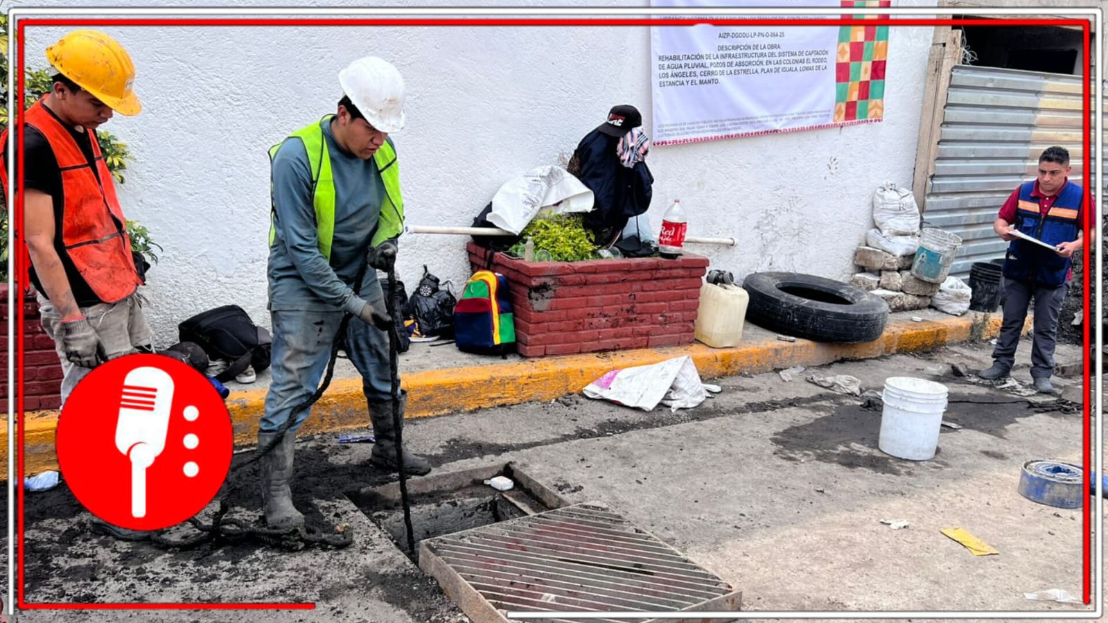 Construcción de pozos de absorción en Iztapalapa