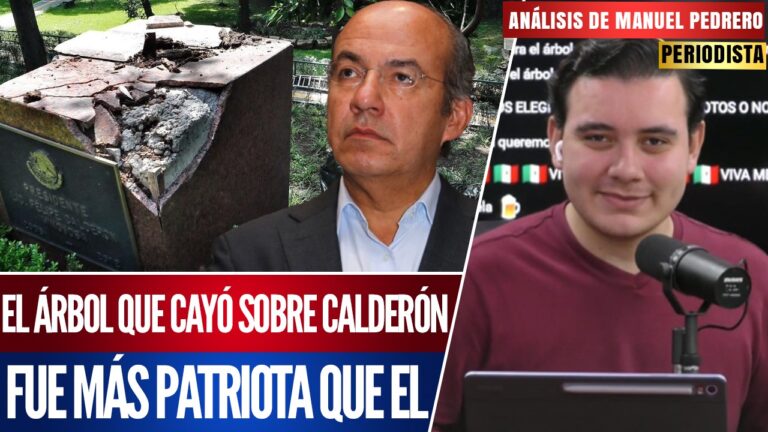 Análisis | Según Manuel Pedrero, los mexicanos piden que no se vuelva a colocar la estatua de Felipe Calderón, ya que él no se la merece