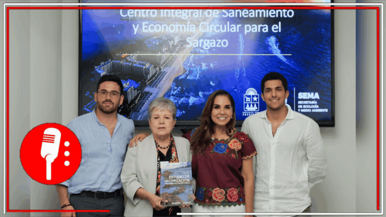 Quintana Roo lanza Centro de Saneamiento y Economía Circular del Sargazo