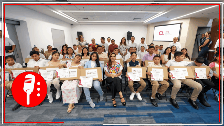 Mara Lezama celebra el talento de estudiantes en la Olimpiada del Conocimiento 2025