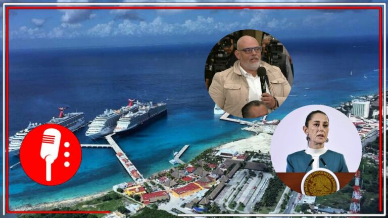 Por riesgo ambiental, Sheinbaum pone freno a muelle de cruceros en Cozumel