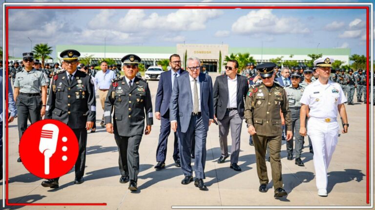 Rocha Moya acompaña relevo en la Guardia Nacional de Sinaloa