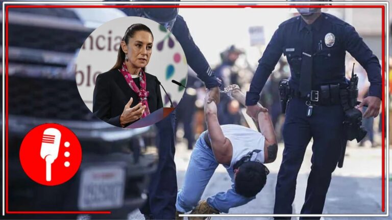 SRE activa protocolo por redadas en California; la Presidenta Sheinbaum las califica como &#8220;injustas&#8221;
