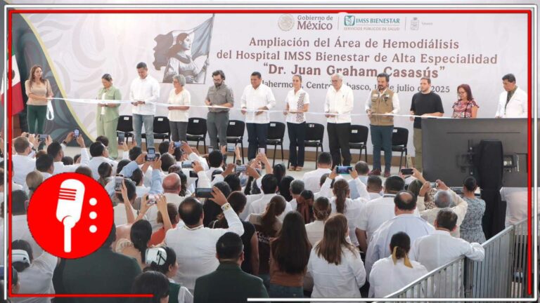 &#8220;En materia de salud, no le va a faltar nada a Tabasco&#8221;; Sheinbaum anuncia inversión histórica para el estado