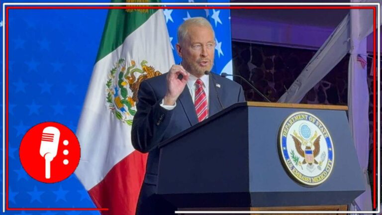 En víspera de amenaza arancelaria, embajador de EE.UU. resalta cooperación con México contra narcoterrorismo