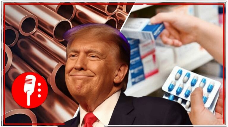 Trump anuncia aranceles del 50% al cobre y amenaza con tarifas del 200% a medicinas