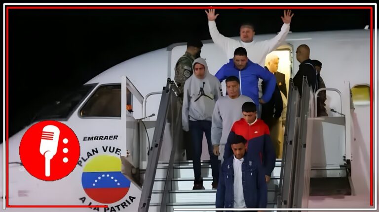 Venezuela recibe a 252 repatriados tras acuerdo con EE.UU. y El Salvador