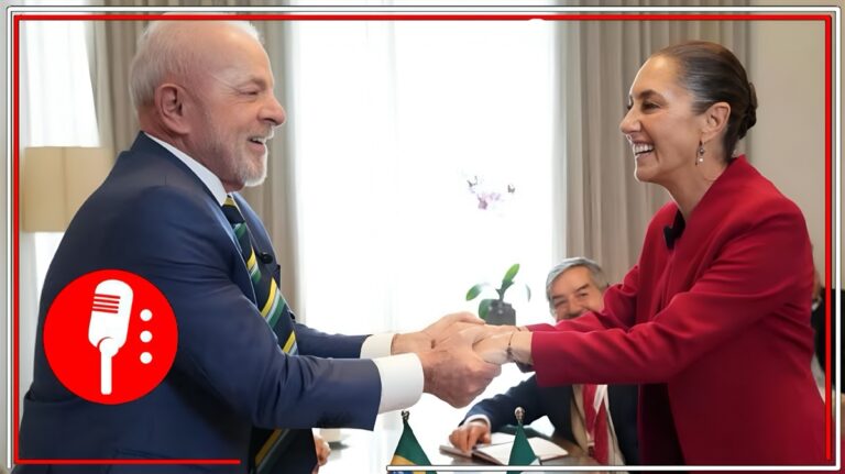 Claudia Sheinbaum y Lula Da Silva dialogan sobre ampliación del acuerdo comercial