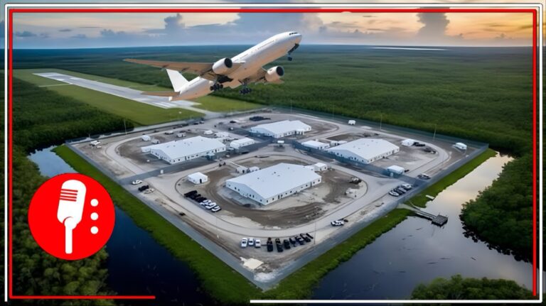 Florida comienza vuelos de deportación desde el “Alcatraz de los Caimanes
