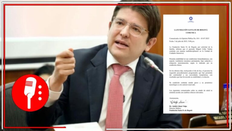 Primer parte médico, Miguel Uribe Turbay muestra mejoría clínica