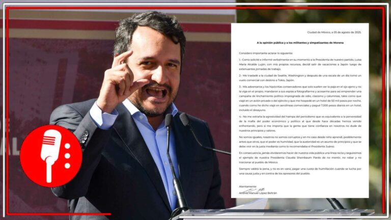 López Beltrán responde a críticas y acusa a “hampa del periodismo” tras polémica por viaje a Japón
