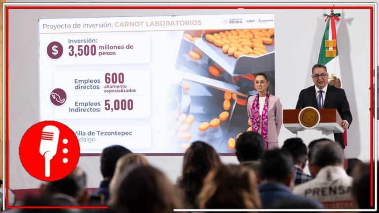 Anuncian inversión de 12 mil millones de pesos en la industria farmacéutica de México