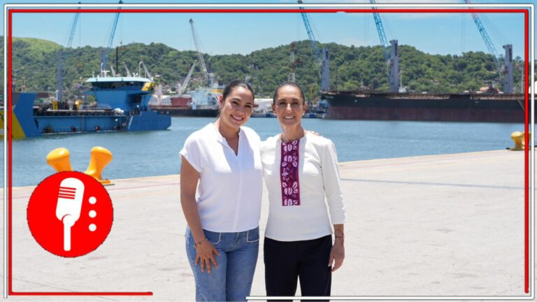 Sheinbaum impulsa obras en Manzanillo y destaca política social para enfrentar aranceles