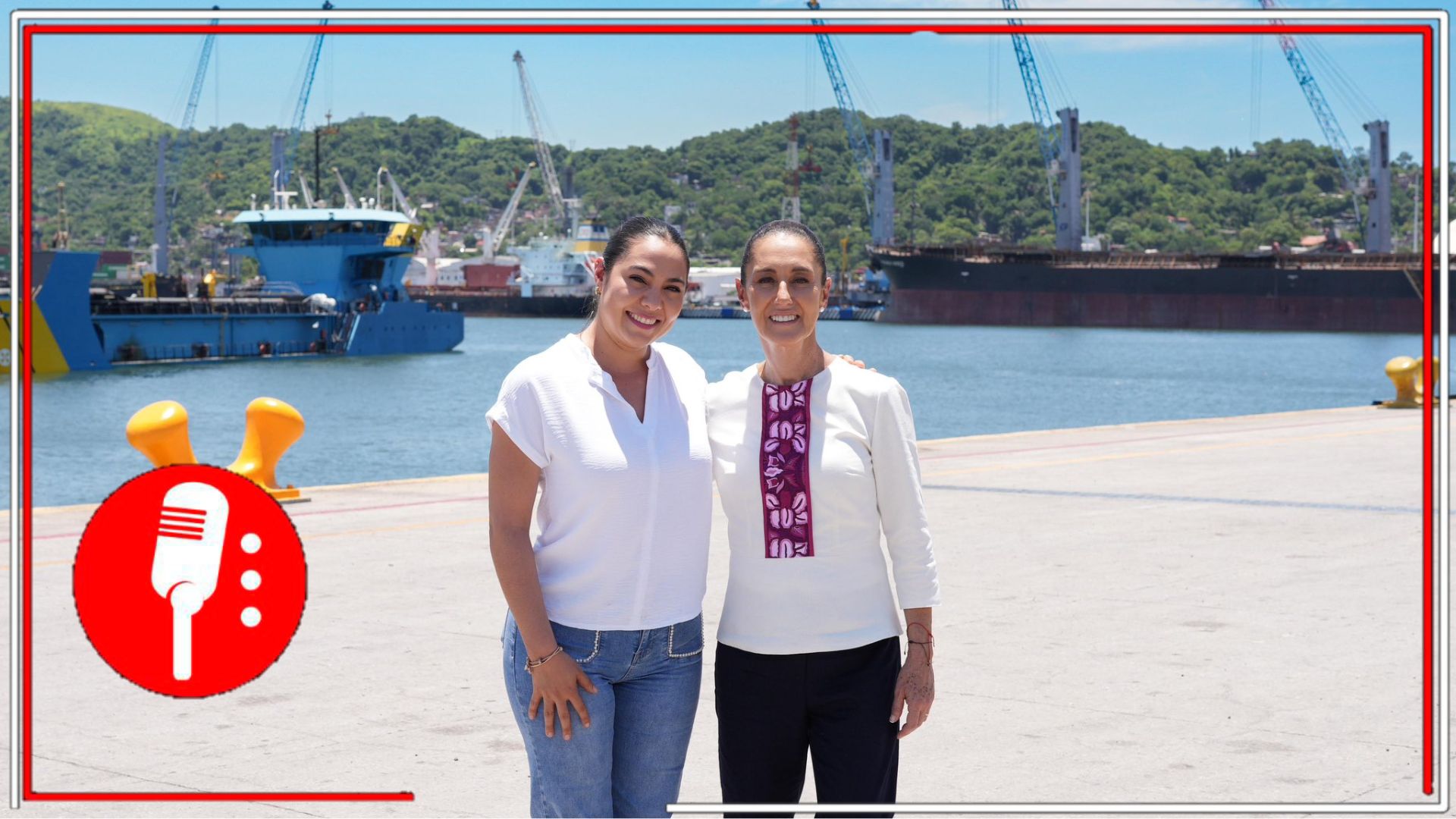 Sheinbaum impulsa obras en Manzanillo y destaca política social para enfrentar aranceles