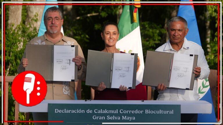 México, Guatemala y Belice firman acuerdo por la Gran Selva Maya