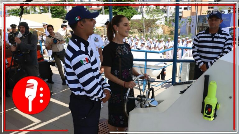 Sheinbaum inaugura Marinabús en Acapulco