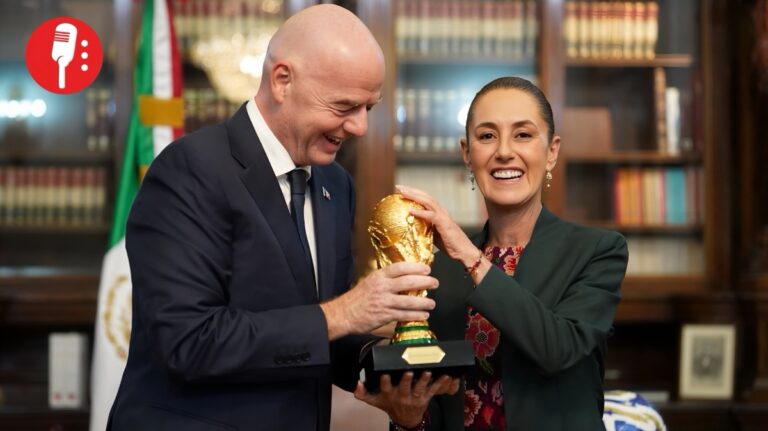Claudia Sheinbaum se reúne con Gianni Infantino por la Copa Mundial