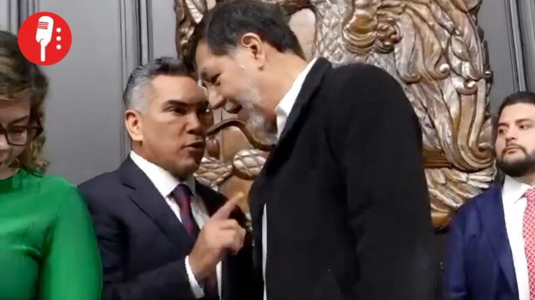 Noroña denuncia agresiones de priistas en el Senado