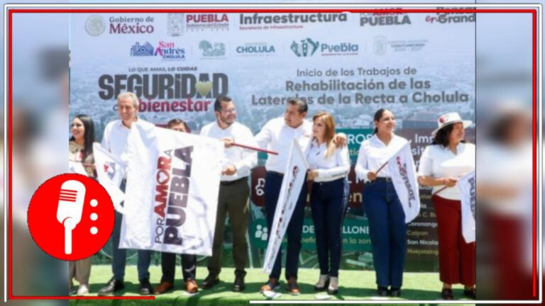 Paz = Infraestructura; Armenta inicia rehabilitación de vialidades en Puebla