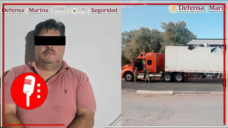 Trailer con más de mil paquetes de droga es asegurado en Sonora