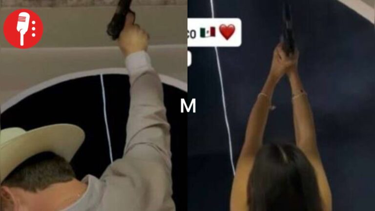 Hijo de alcalde de Miahuatlán y su novia dispararon al aire durante grito de independencia