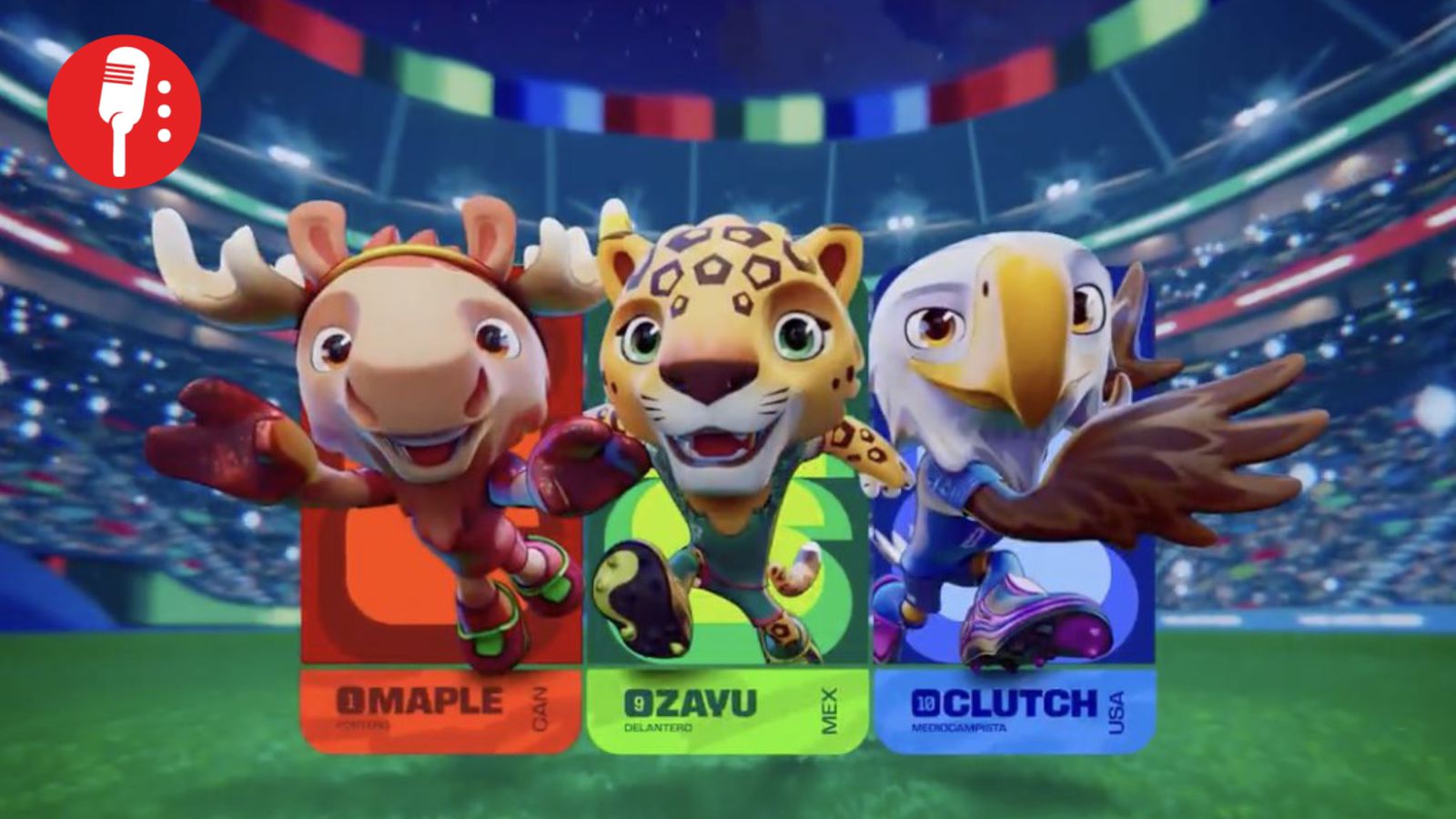 FIFA presenta a Maple, Zayu y Clutch, las mascotas oficiales de México, Canadá y EUA del Mundial 2026