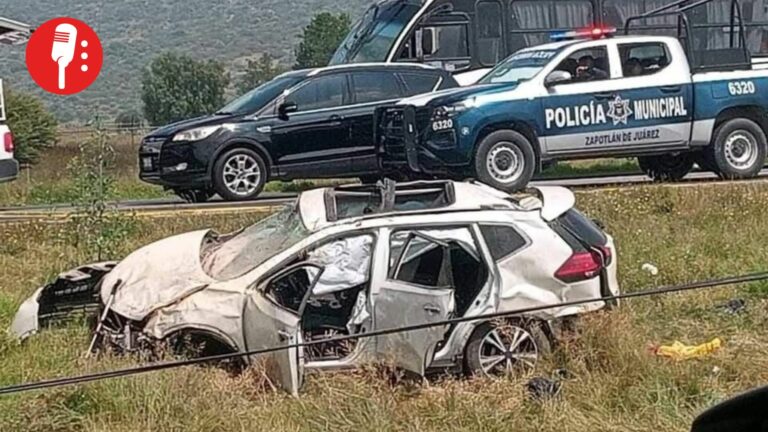 Accidente en comitiva de Semarnat en Hidalgo deja un muerto y tres heridos