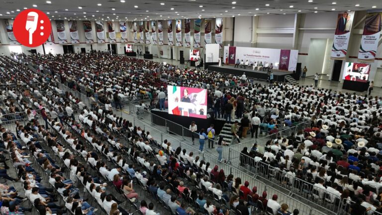 Sheinbaum reúne a más de 150 mil personas en su primera gira nacional de rendición de cuentas