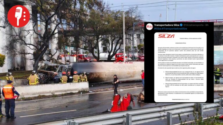 Transportadora Silza crea cuenta de X para asumir responsabilidad por explosión en Iztapalapa