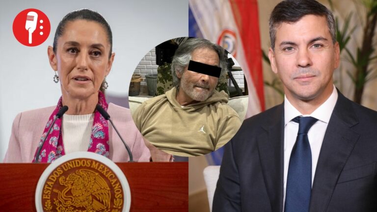 Sheinbaum agradece a Santiago Peña, presidente de Paraguay, por colaborar en la captura de Hernán Bermúdez, líder de &#8220;La Barredora&#8221;
