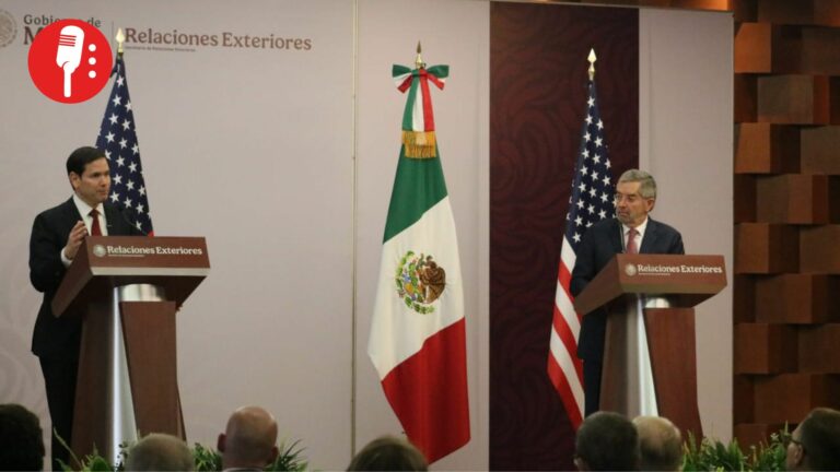 Rubio reconoce cooperación “histórica” de México con EE.UU. en seguridad y migración