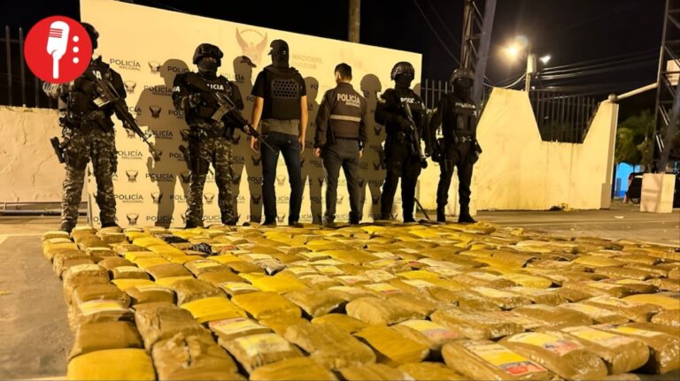 Ecuador incauta 300 kilos de cocaína en Guayaquil; tenían como destino México