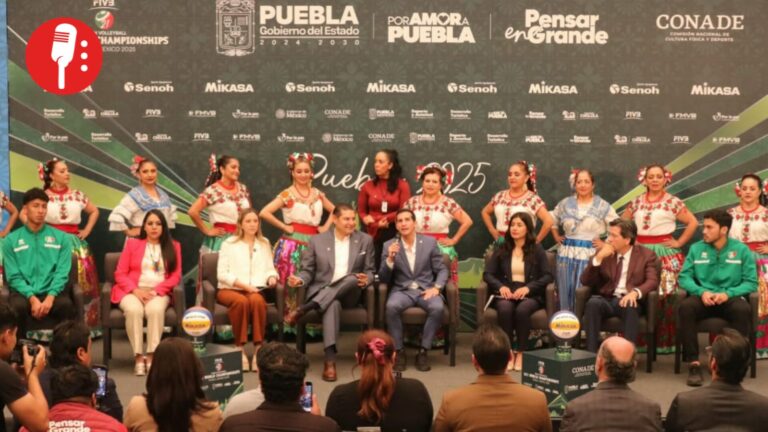 Armenta anuncia el gran Mundial de Voleibol Playa en Puebla