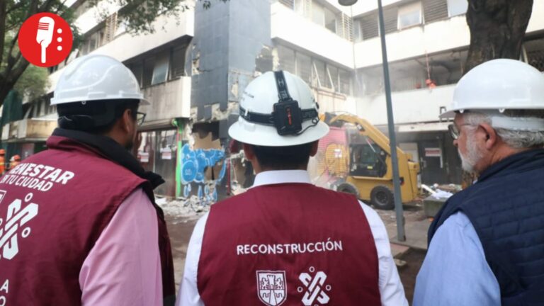 Brugada arranca con demolición de edificios afectados por sismos