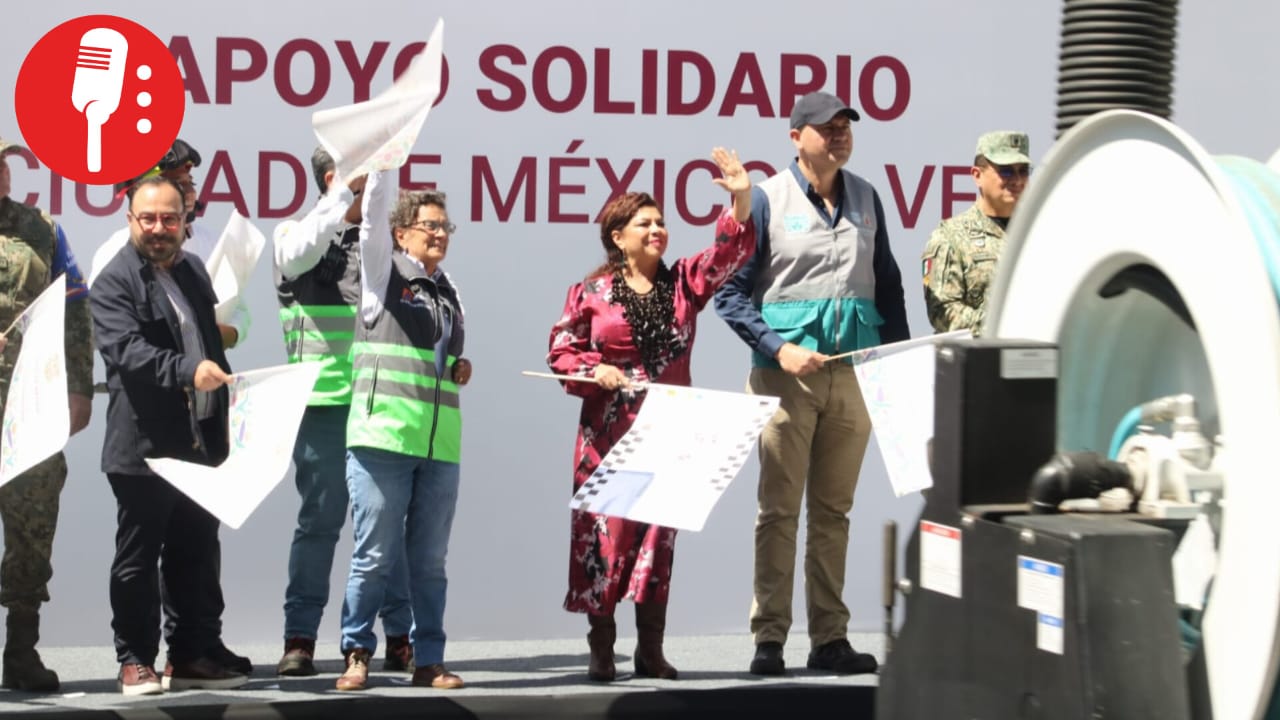 Clara Brugada tiende la mano a Veracruz y envía brigadas, maquinaria y apoyo tras las lluvias