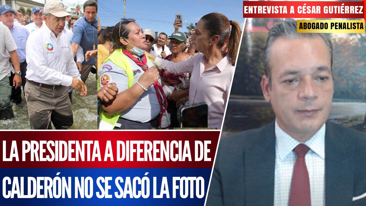 Entrevista | El abogado César Gutiérrez señala que la presidenta Sheinbaum, a diferencia de Calderón, no fue a sacarse la foto.