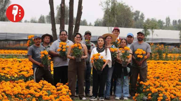 CDMX celebra Día de Muertos con récord histórico de 6.1 millones de cempasúchiles