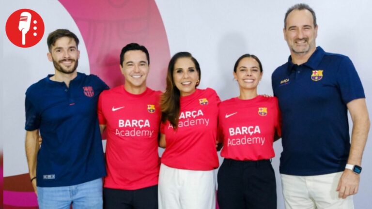 Barça Academy llega a Cancún para impulsar la formación deportiva de la juventud: Mara Lezama