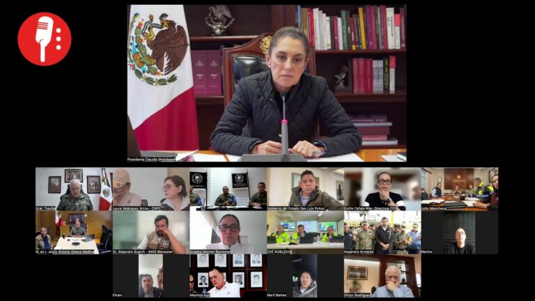Sheinbaum y estados más afectados por lluvias planifican apoyo