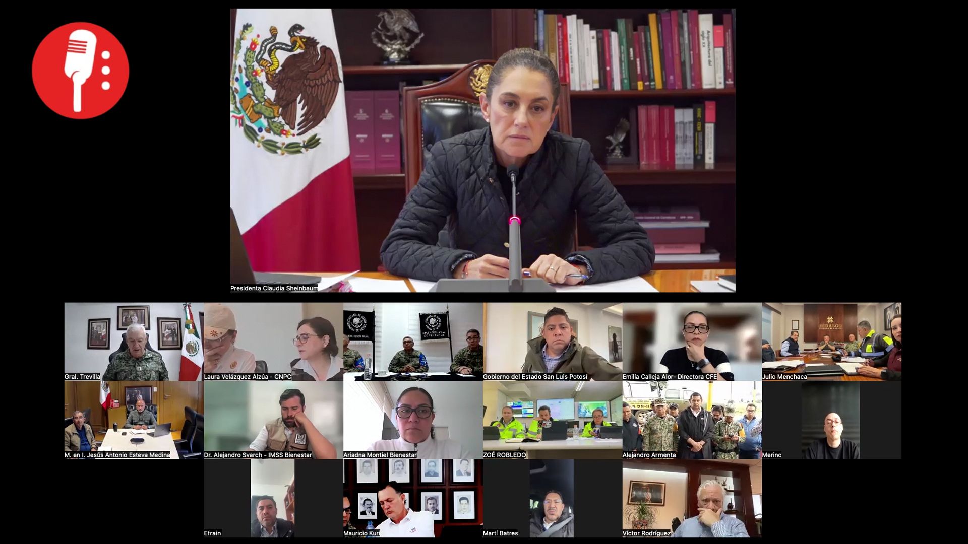 Sheinbaum y estados más afectados por lluvias planifican apoyo