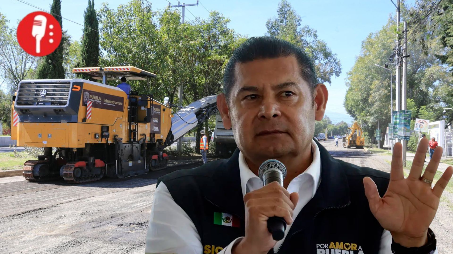 Armenta: 13 vialidades serán intervenidas con maquinaria estatal e insumos de Pemex